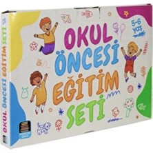 Ema Kitap Eğitici-Öğretici Neşeli Çizgiler + Etkinlikler + Harfler + Sayılar + Matematik Seti 5 Kitap
