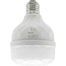 Ledx AL-TB40 40 Watt 6500K Beyaz 4800 Lümen E27 Akım Korumalı Kristal Torch LED Ampul