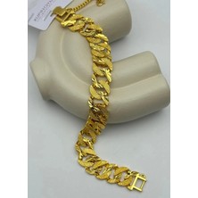 Biju Yılmaz 22K Altın Kaplama Simli Samanyolu Bileklik - 25-22K67