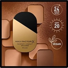 Max Factor Yedek Facefinity Kompakt Fondöten - 001 - Porselen, 10G