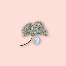 618 Concept Inci Yapraklı Broş