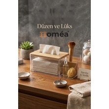 Homea Ahşap Bambu Z Peçetelik - Tezgah Üstü Havluluk ve Peçete Standı -Modern Mutfak ve Banyo Aksesuarı