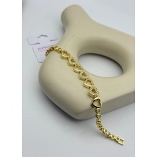 Biju Yılmaz Xuping Ymz Gold Kalp Bileklik - 26YMZB06