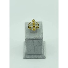 Biju Yılmaz Çelik Gold 6'lı Yüzük - 25YZK181