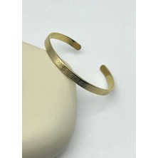 Biju Yılmaz Çelik Gold Ayetel Kürsili Kelepçe - 25-KLP03