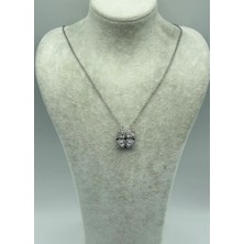 Biju Yılmaz Çelik Silver Açılan Kalp Kolye - 25-CTR67