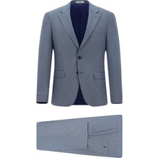 Kiğılı 4 Drop Relaxed Fit Rahat Kesim Desenli Takım Elbise