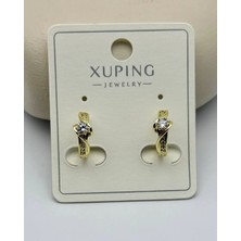 Biju Yılmaz Xuping Gold Mini Halka Küpe - 25-XPKP223
