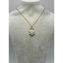 Biju Yılmaz Çelik Gold Labu Kolye - 25-CTR333