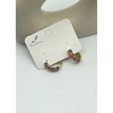 Biju Yılmaz Vip Gold Mineli Küpe - 25-VIP237