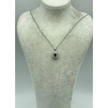 Biju Yılmaz Çelik Silver Tek Taş Kolye - 25-CTR258