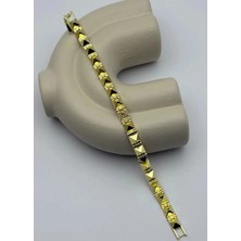 Biju Yılmaz Vip Gold Tasarım Bileklik 25 -VIPB02