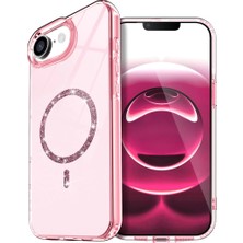 Esranın Dünyası Apple Iphone 16E Live Diamond Magsafe Kapak - Pembe