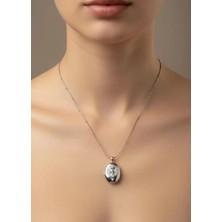 Biju Yılmaz Çelik Silver Resimlik Kolye - 26RSK02