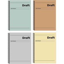 Keskin Color Defter Hafif Defter Sert Kapak Çizgili Defter 80 Yp 17X24