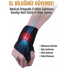Ankaflex Medikal Ortopedik El Bilek Sabitleme Bandajı Ateli Statik El Bilek Splinti