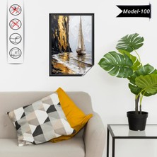 Akıllı Kağıt Statik Tutunma Özellikli Tablo - Poster Manzara (MODEL-100)