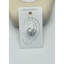 Biju Yılmaz Vip Silver Taşlı Earcuff Küpe - 26EAR08