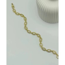 Biju Yılmaz Xuping Ymz Gold Tasarım Bileklik - 25-YMZB94