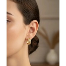 Biju Yılmaz Xuping Gold Sonsuzluk Detay Küpe -  25-XPKP250