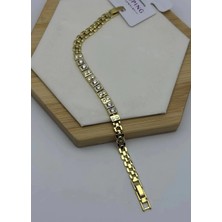 Biju Yılmaz Xuping Gold Ikili Taşlı Bileklik - 25-XPB97