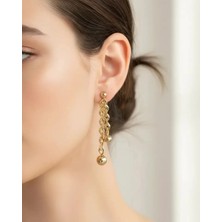 Biju Yılmaz Xuping Rose Sallantılı Küpe 25-XPKP48