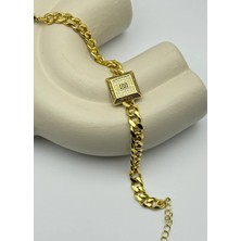 Biju Yılmaz 22K Altın Kaplama Tasarım Bileklik - 25-22K94