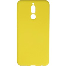 Esranın Dünyası Huawei Mate 10 Lite Kılıf Nano Içi Kadife Silikon - Sarı