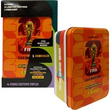 Panini Dünya Kupası Fıfa World Cup 2026 Metal Kutu Tin Box Turuncu