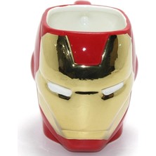 Marsilyan 3D Iron Man Tasarımı Porselen Kupa Bardak ALK4499