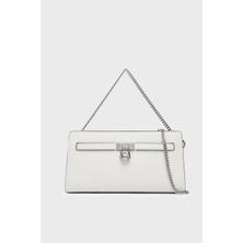 Michael Kors Deri Logolu Zincir Askılı Çanta 32F5SNXC0L085 Bayan Çanta 32F5SNXC0L 085