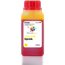 Qc Epson 108 Uyumlu Mürekkep - 250ML Y Yellow Sarı (C13T09C44A)