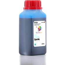 Qc Epson 108 Uyumlu Mürekkep - 250ML Lc Light Cyan Açık Mavi (C13T09C54A)