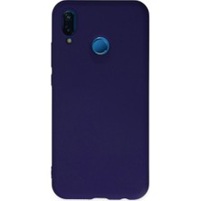 Esranın Dünyası Huawei P20 Lite Kılıf Nano Içi Kadife Silikon - Mor