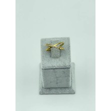 Biju Yılmaz Çelik Gold Taşlı 6'lı Yüzük - 25YZK177