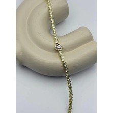 Biju Yılmaz Xuping Gold Kalpli Su Yolu Bileklik - 25-XPB93