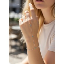 Biju Yılmaz Vip Silver Mavi Taşlı Şahmeran - 26SHM57