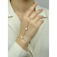 Biju Yılmaz Çelik Gold Yonca Kelebek Şahmeran - 25SHM17