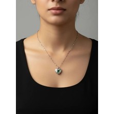 Biju Yılmaz Çelik Silver Resimlik Kolye - 25-CLKK101