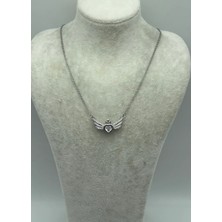 Biju Yılmaz Çelik Silver Açılan Kalp Kolye - 25-CTR88