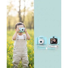 Tiklad Mavi Mini Hd Dijital Kamera Video ve Fotoğraf Çekimli Şarjlı Taşınabilir Kayıt Cihazı