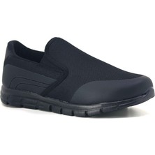 Tarzbu Makosen Triko Bağcıksız Erkek Günlük Ayakkabı, Siyah, Slip-On Stil TARZ2155