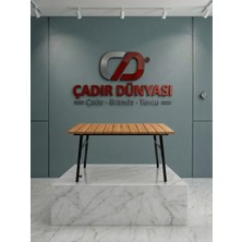 Çadır Dünyası Elite Series: 600 Denye Lüks Gürgen Ahşap Kamp Masası (60X90 Cm) – 8 Saat Ultra Su Rezistanslı & Elektrostatik Güçlendirilmiş Gövde