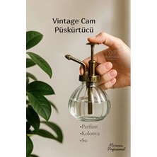 Mirenza Cosmetic Dekoratif Vintage Cam Sprey Şişesi Su Kolonya Parfüm Püskürtücü