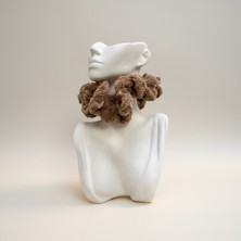 Eych Kadife El Örgüsü Scrunchie Saç Tokası – Hacimli Yumuşak Kadife Lastikli Toka