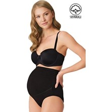 Lirona A+ Kalite %95 Pima Pamuğu Süper Emici Süprem Hamile Lohusa Yüksek Bel Bato Külot