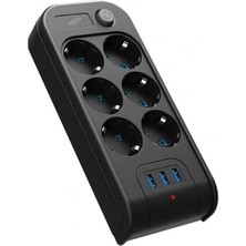 Sıcak Takip Akım Korumalı 6lı Gizli Wifi Priz Kamera