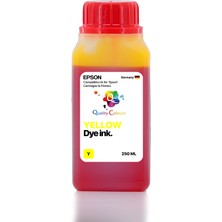 Qc Epson Ecotank L3252 Uyumlu - 250ML Y Yellow Sarı