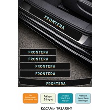 Kocamın Tasarımı Opel Frontera Kapı Eşiği Koruyucu – Karbon Desenli Frontera Modeline Özel 5 Parça Folyo Seti