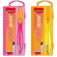 Maped Study Uçlu Pergel + Uç Kutusu Neon (Karışık Renk 1 Adet) 199500